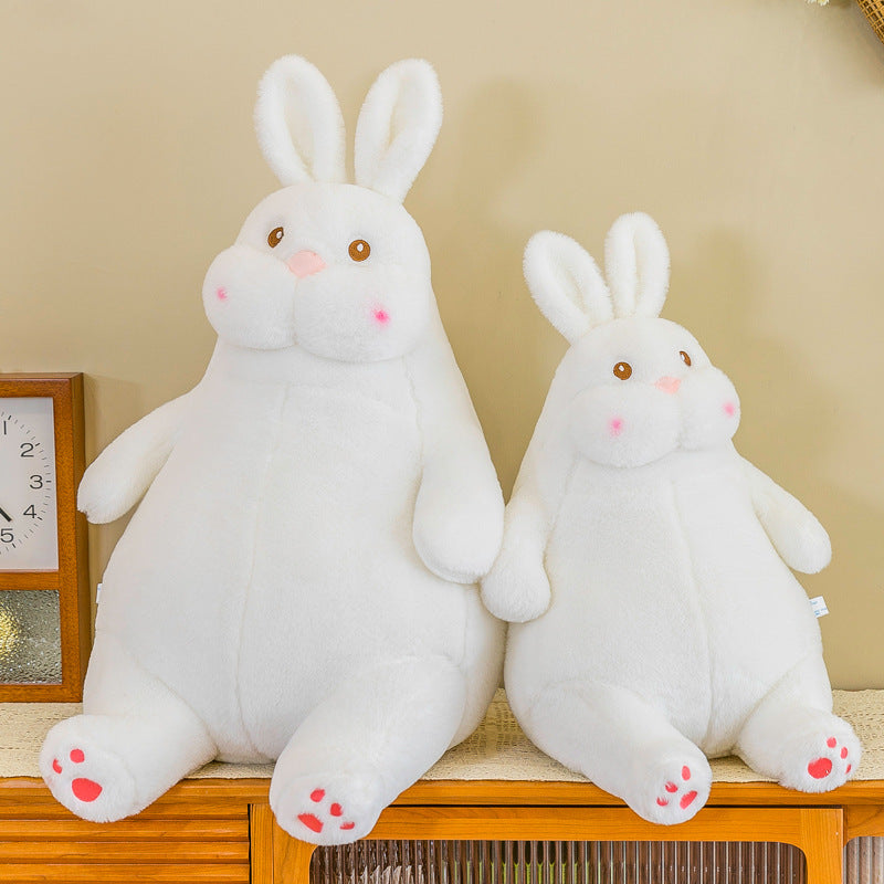 White Rabbit Pillow Doll