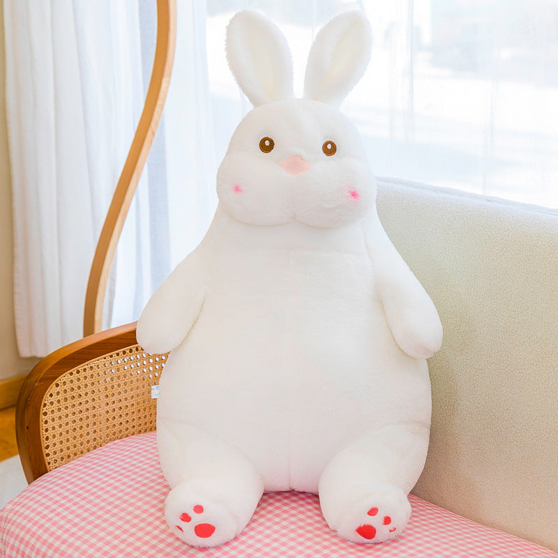 White Rabbit Pillow Doll